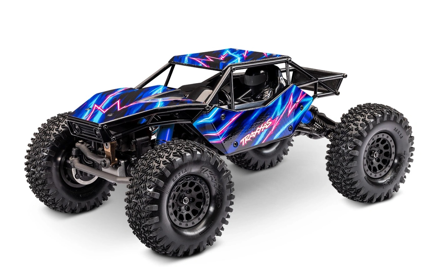 Traxxas TXC-4M 1/18 Extreme Crawler Blå RTR - 3S LiPo/USB Laddare