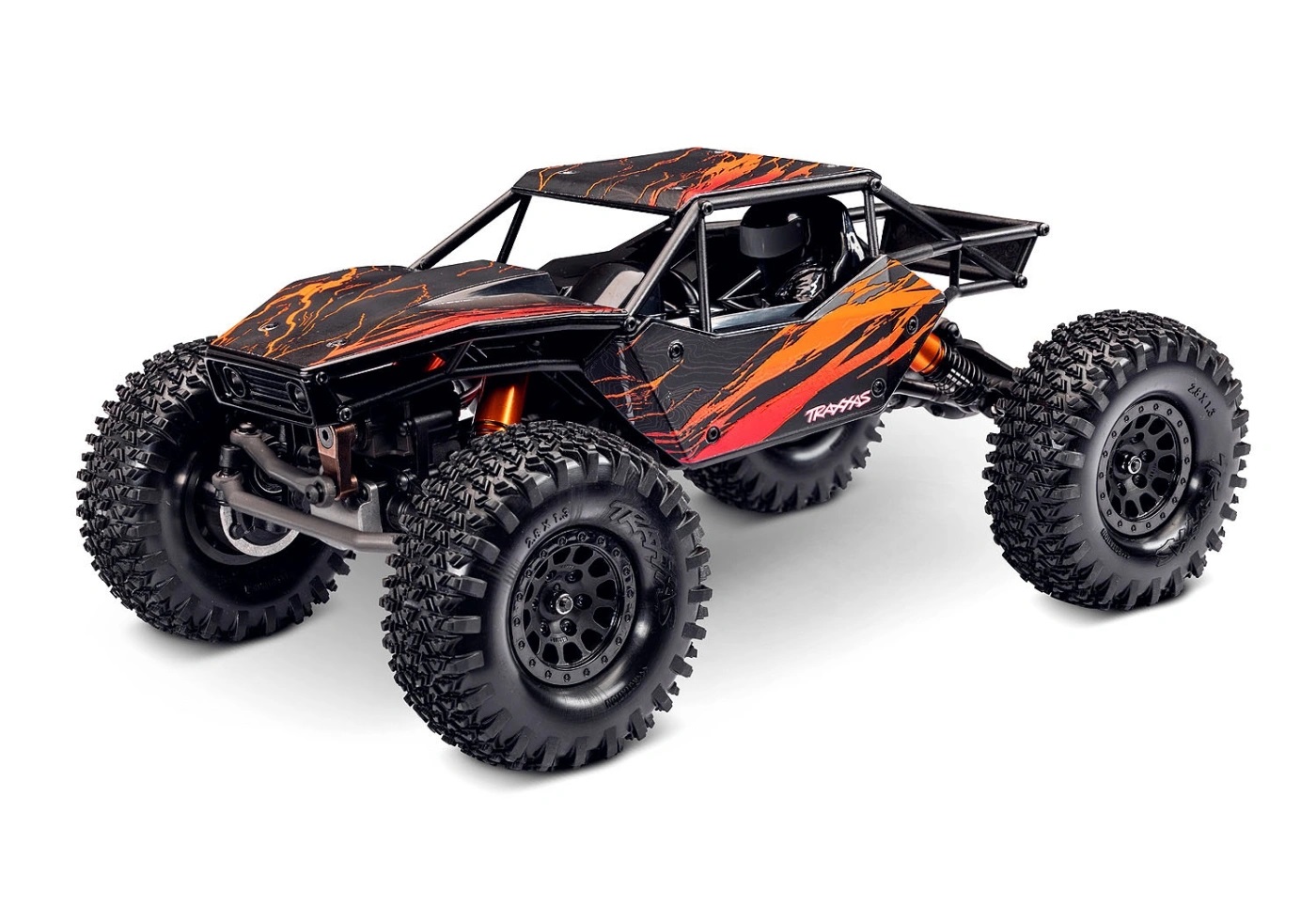 Traxxas TXC-4M 1/18 Extreme Crawler Orange RTR - 3S LiPo/USB Laddare