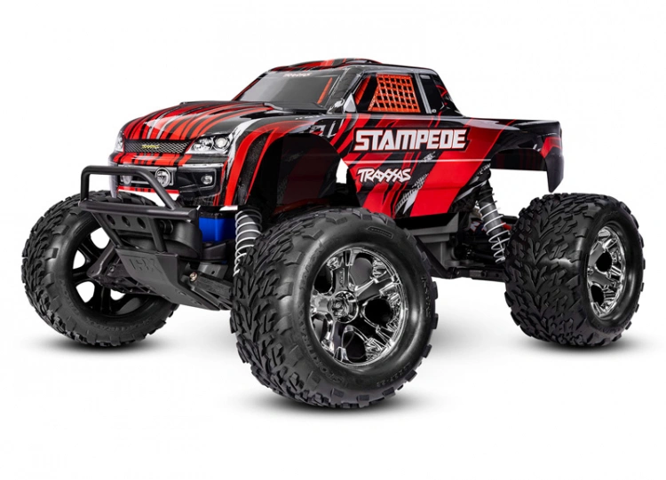 Traxxas Stampede 2WD 1/10 RTR TQ EHD Röd USB-C - Med Batteri/Laddare