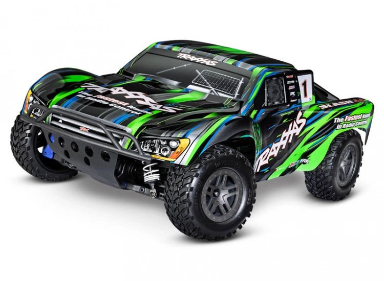 Traxxas Slash 4x4 1/10 RTR TQ BL-2s Grön