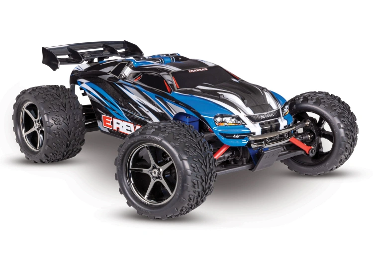 Traxxas E-Revo 1/16 4WD RTR TQ Blå - USB-C Med Batt/Laddare