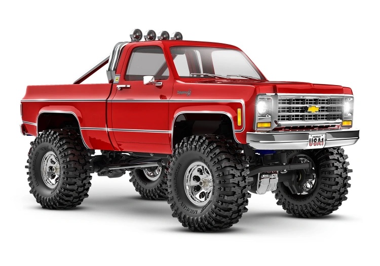 Traxxas TRX-4M Chevrolet K-10 High Trail RTR Röd - 2S LiPo/USB Laddare
