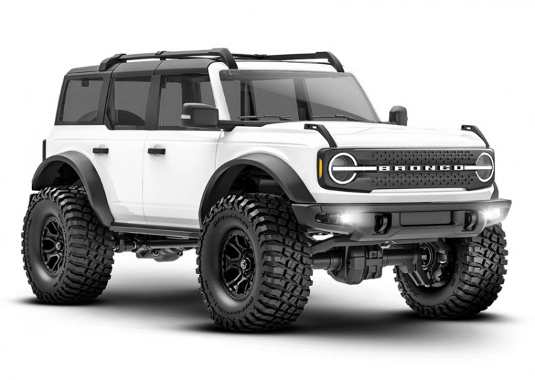 Traxxas TRX-4M 1/18 Ford Bronco Crawler Vit RTR - 2S LiPo/USB Laddare