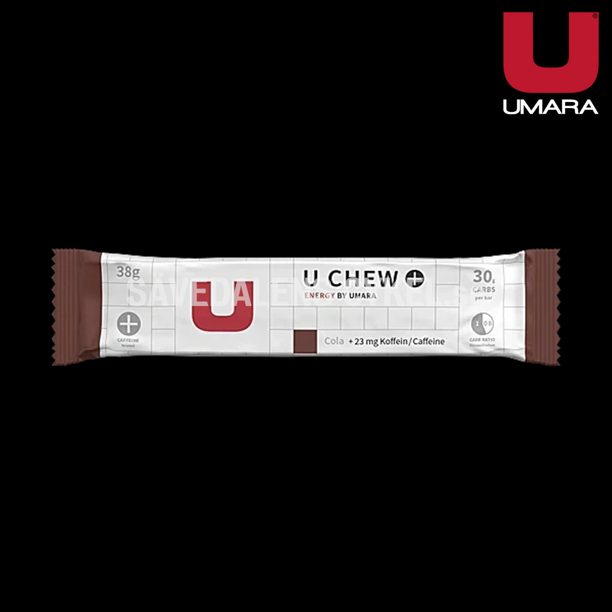 U Chew Cola + koffein (30g Carbs)