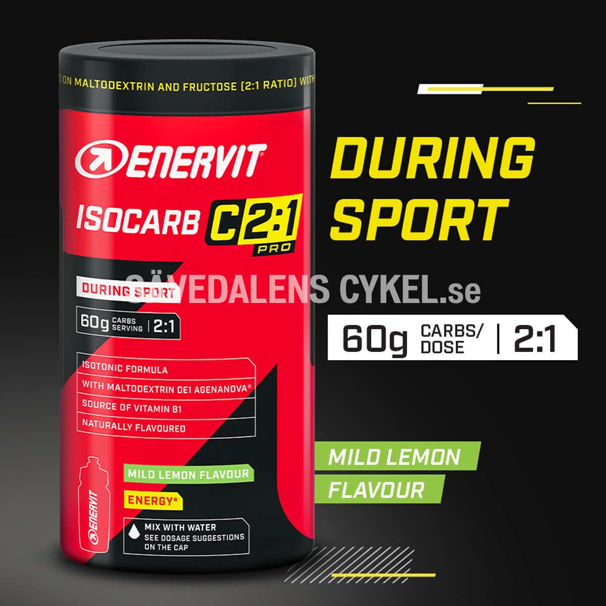 ENERVIT ISOCARB 2:1 Citron Burk - 650 g