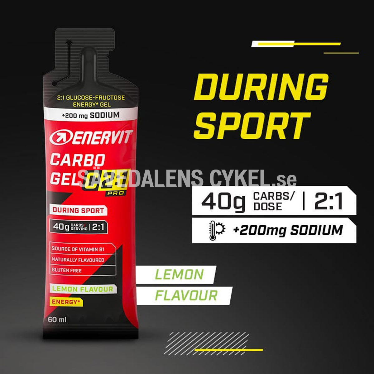 ENERVIT C2:1 Carbo Gel Lemon Sodium - 60 ml