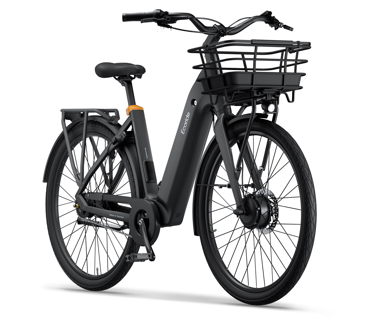Ecoride Ambassador 4 Large Svart Navmotor Kedja Fotbroms