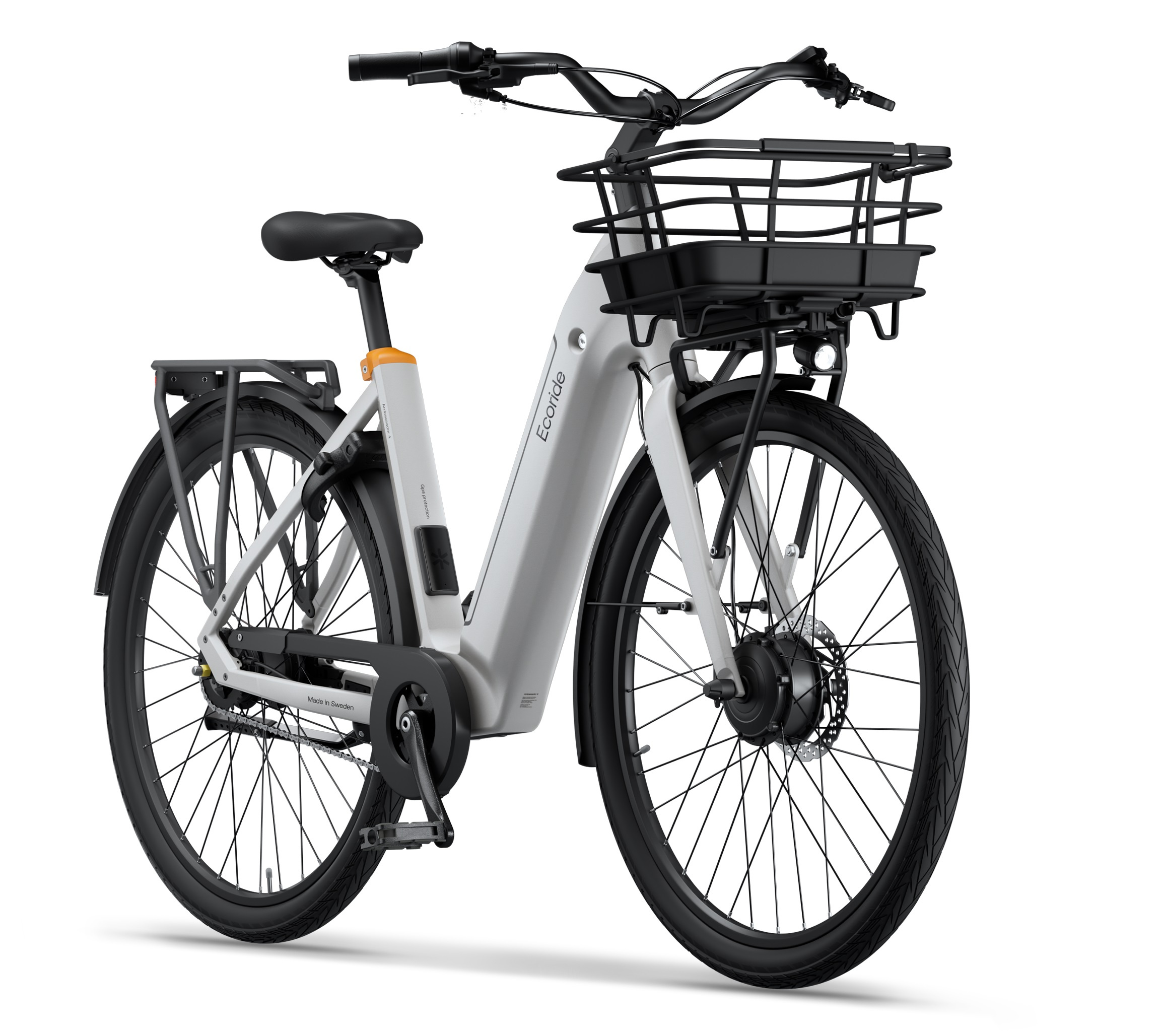 Ecoride Ambassador 4 Medium Vit Navmotor Kedja Fotbroms