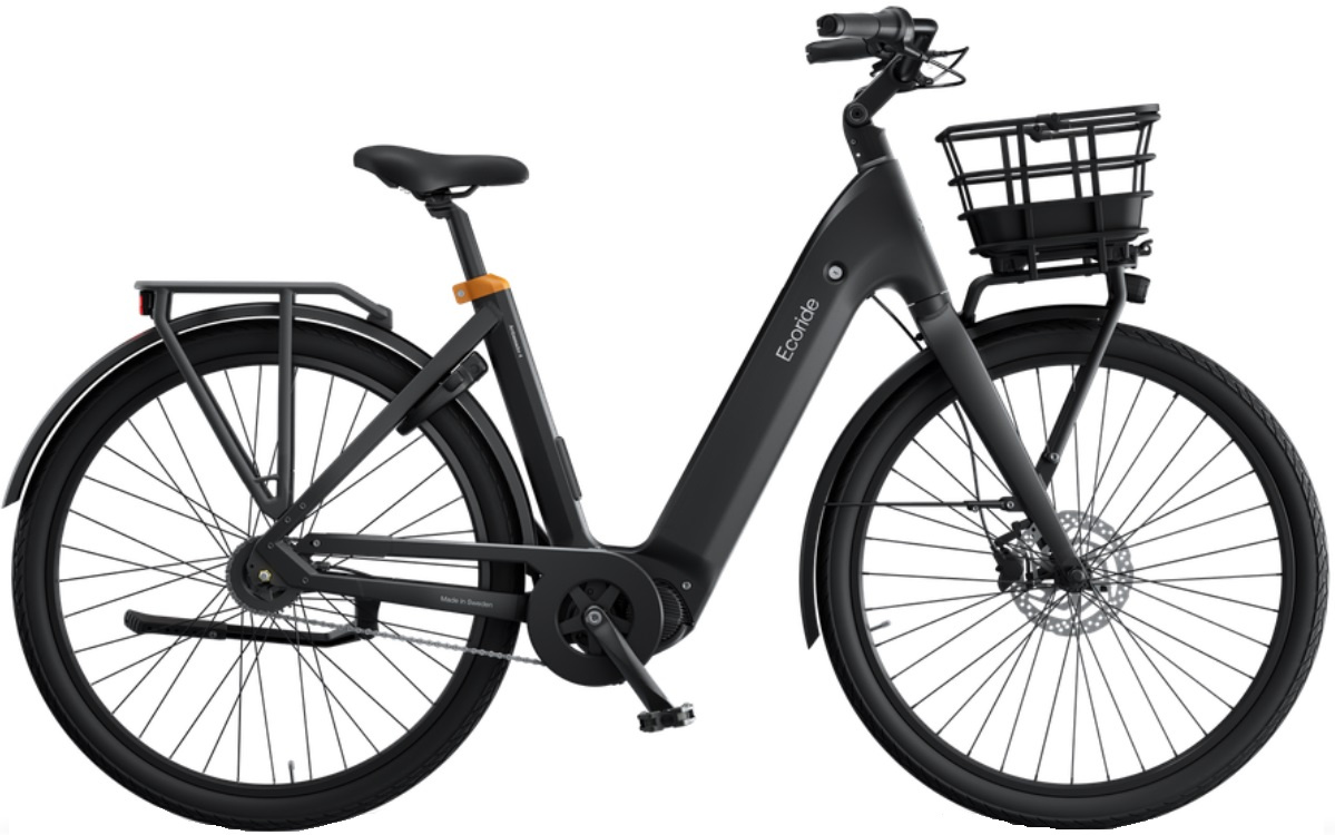 Ecoride Ambassador 4 Medium Svart Mittmotor Kedja Fotbroms