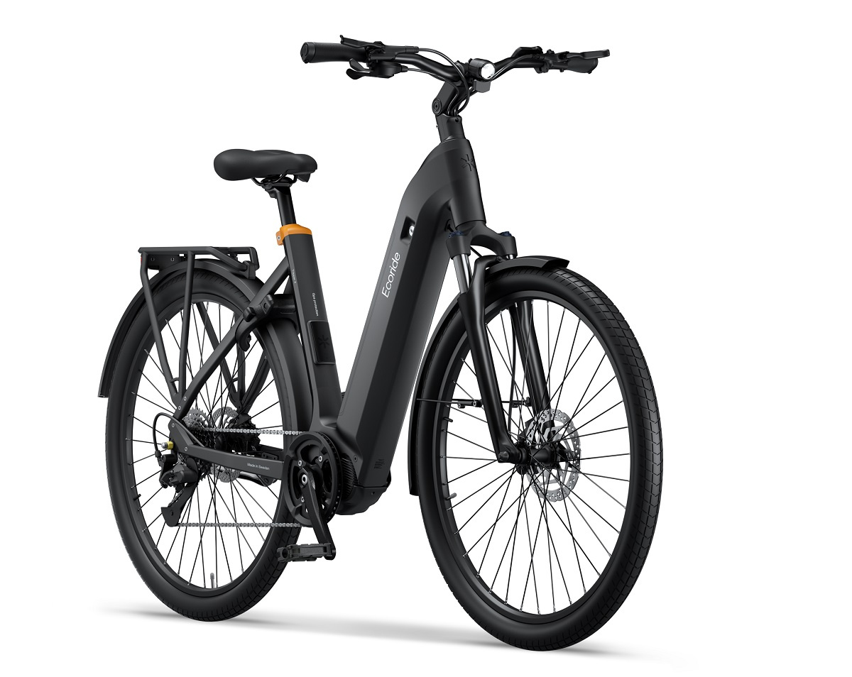 Ecoride Tripper 4 Låg Medium Svart Mittmotor