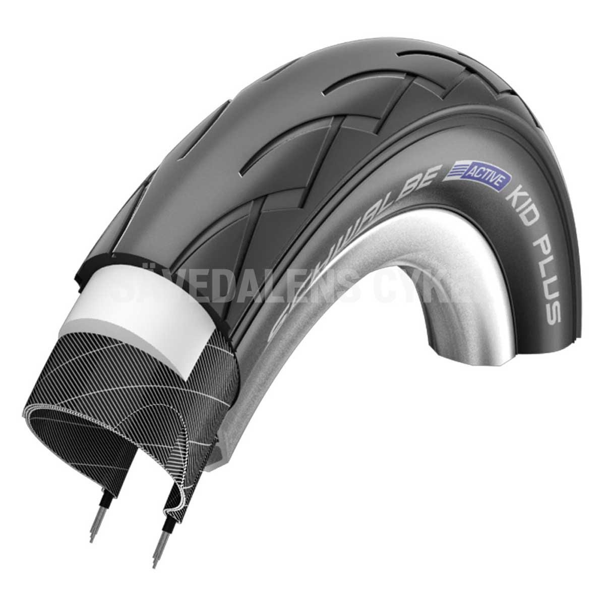 Schwalbe Däck Kid Plus 47-203 12x1.75 Black