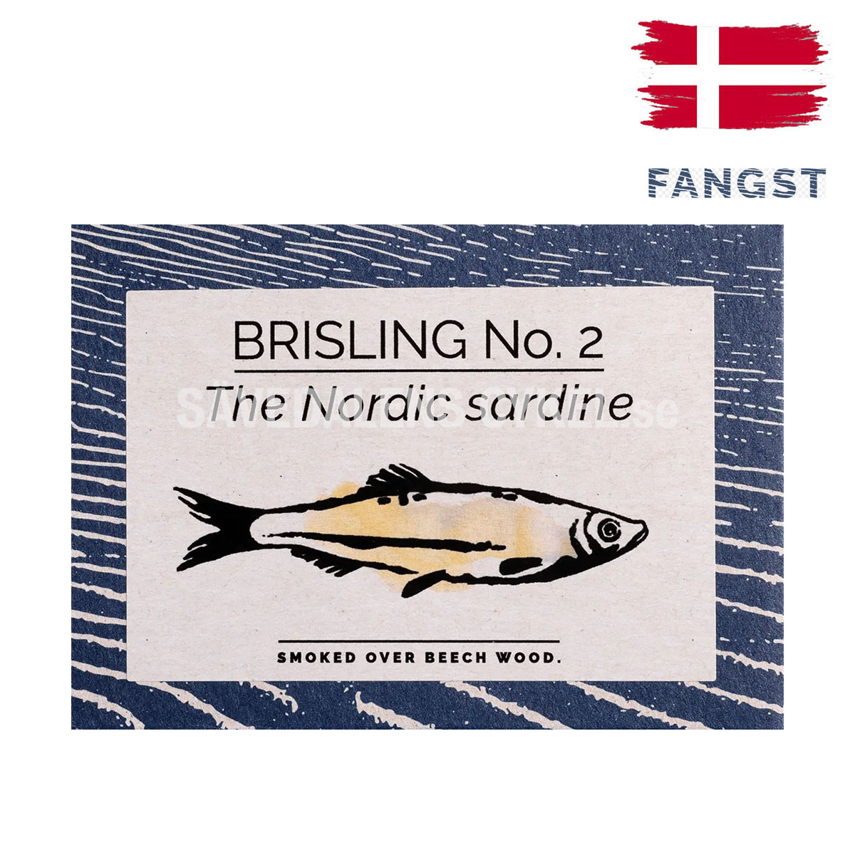 FANGST Brisling No2 Nordisk bokspånsrökt sardin - 100g