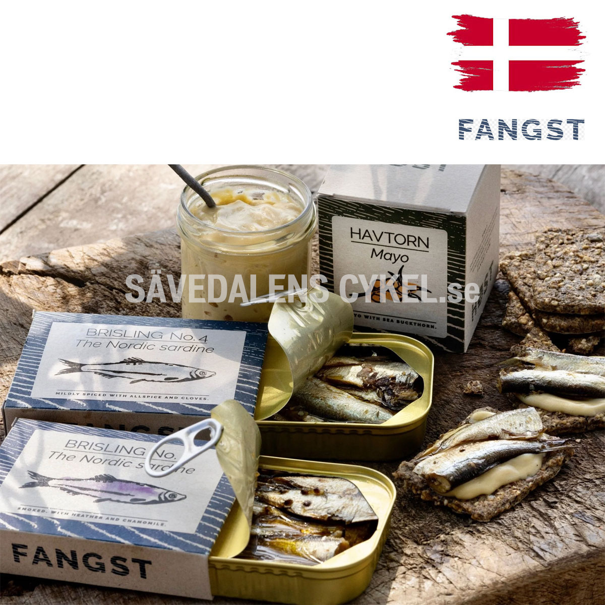 FANGST Brisling No2 Nordisk bokspånsrökt sardin - 100g