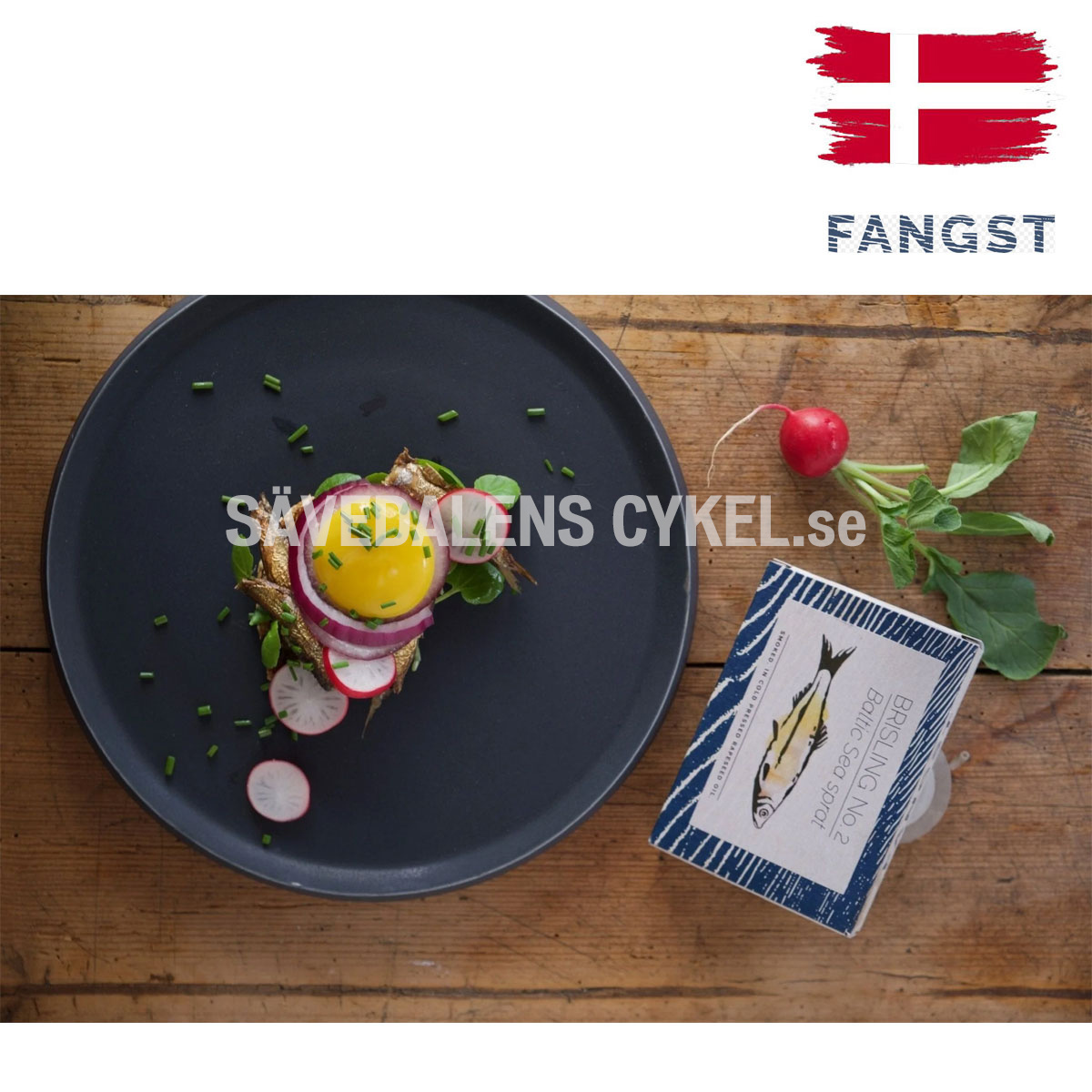 FANGST Brisling No2 Nordisk bokspånsrökt sardin - 100g