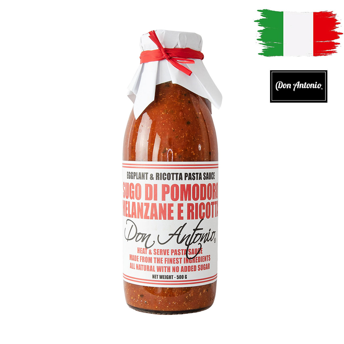 DON ANTONIO Pastasås Ricotta & Aubergin - 500g