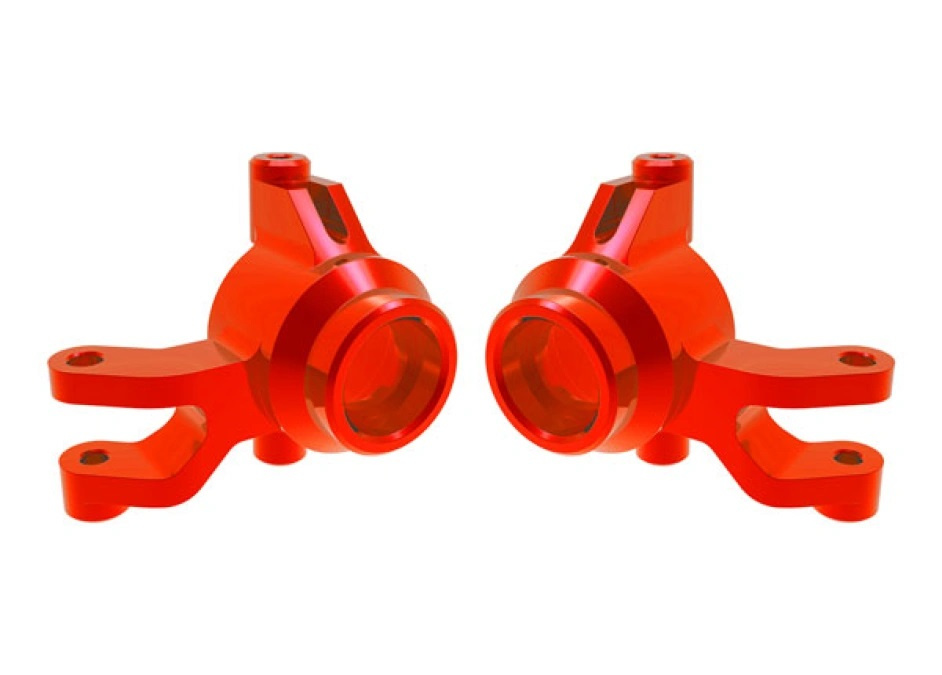 Traxxas Styrspindel Alu Röd (Par) Mini Maxx