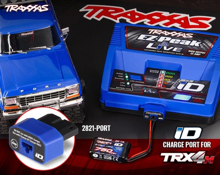 Traxxas iD Laddport TRX-4M Batteri (#2821)