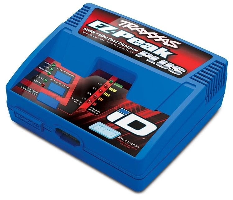 Traxxas Batteriladdare EZ-Peak Plus 4A NiMH/LiPo 2-3S Auto ID
