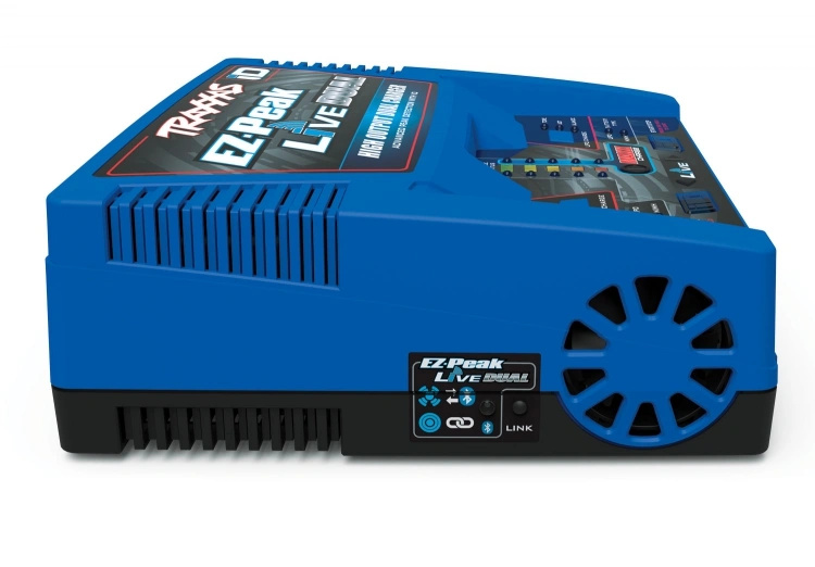 Traxxas Batteriladdare EZ-Peak Live Dual 26A NiMH/LiPo 2-4S Laddare Auto iD