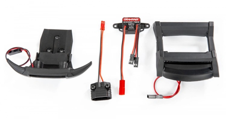 Traxxas LED Ljus Fram & Tak Set Komplett Rustler 4x4