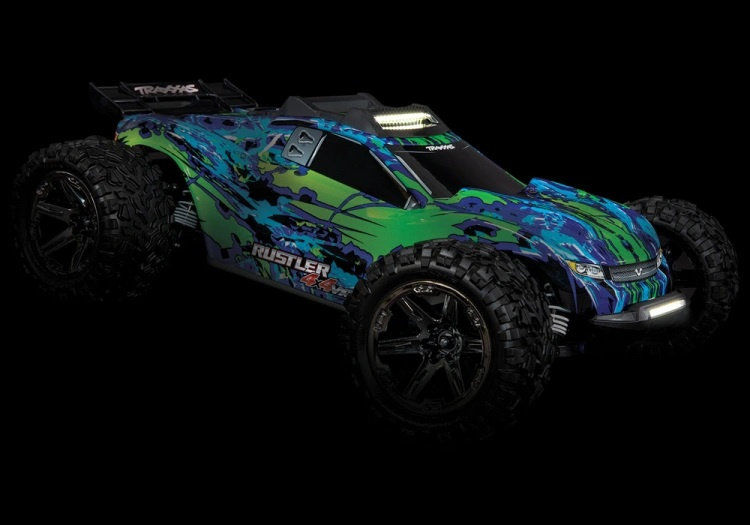 Traxxas LED Ljus Fram & Tak Set Komplett Rustler 4x4