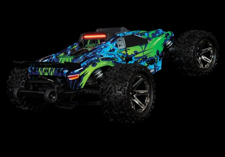Traxxas LED Ljus Fram & Tak Set Komplett Rustler 4x4