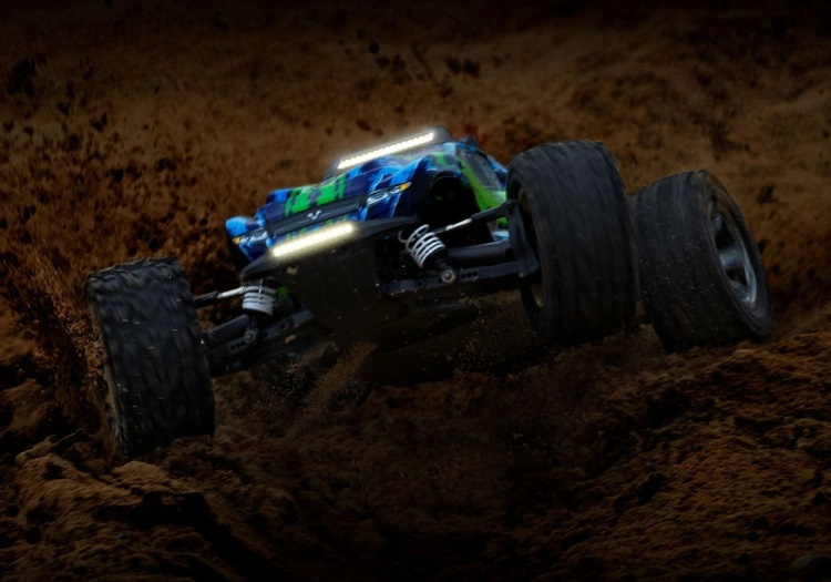Traxxas LED Ljus Fram & Tak Set Komplett Rustler 4x4