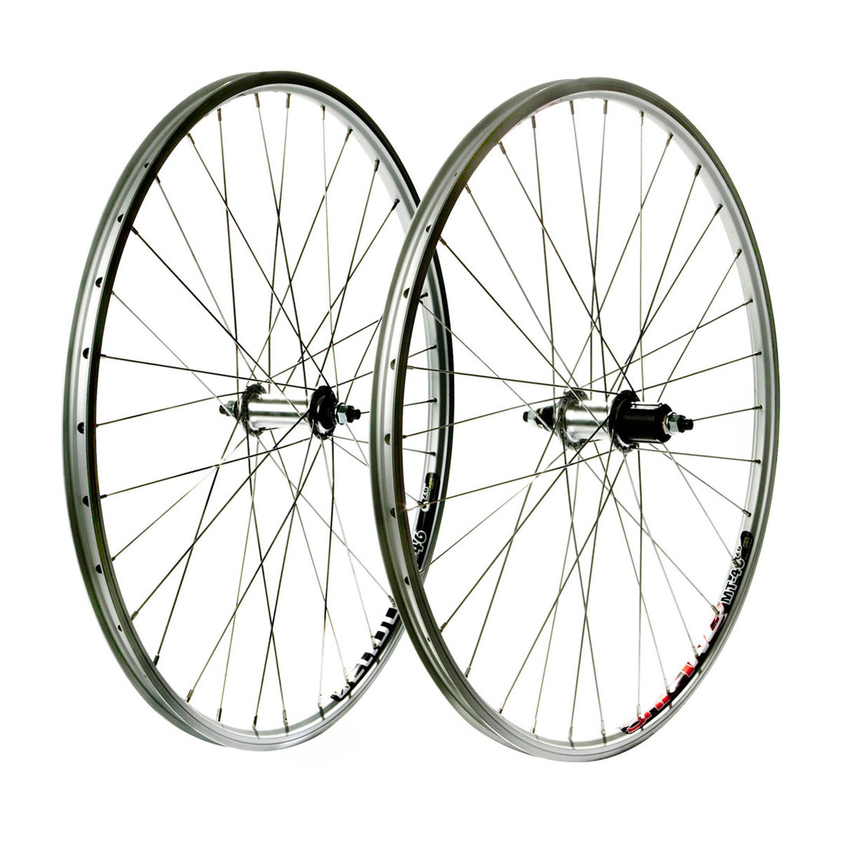 Bakhjul 26 Tum Svart EB 7del Mutter