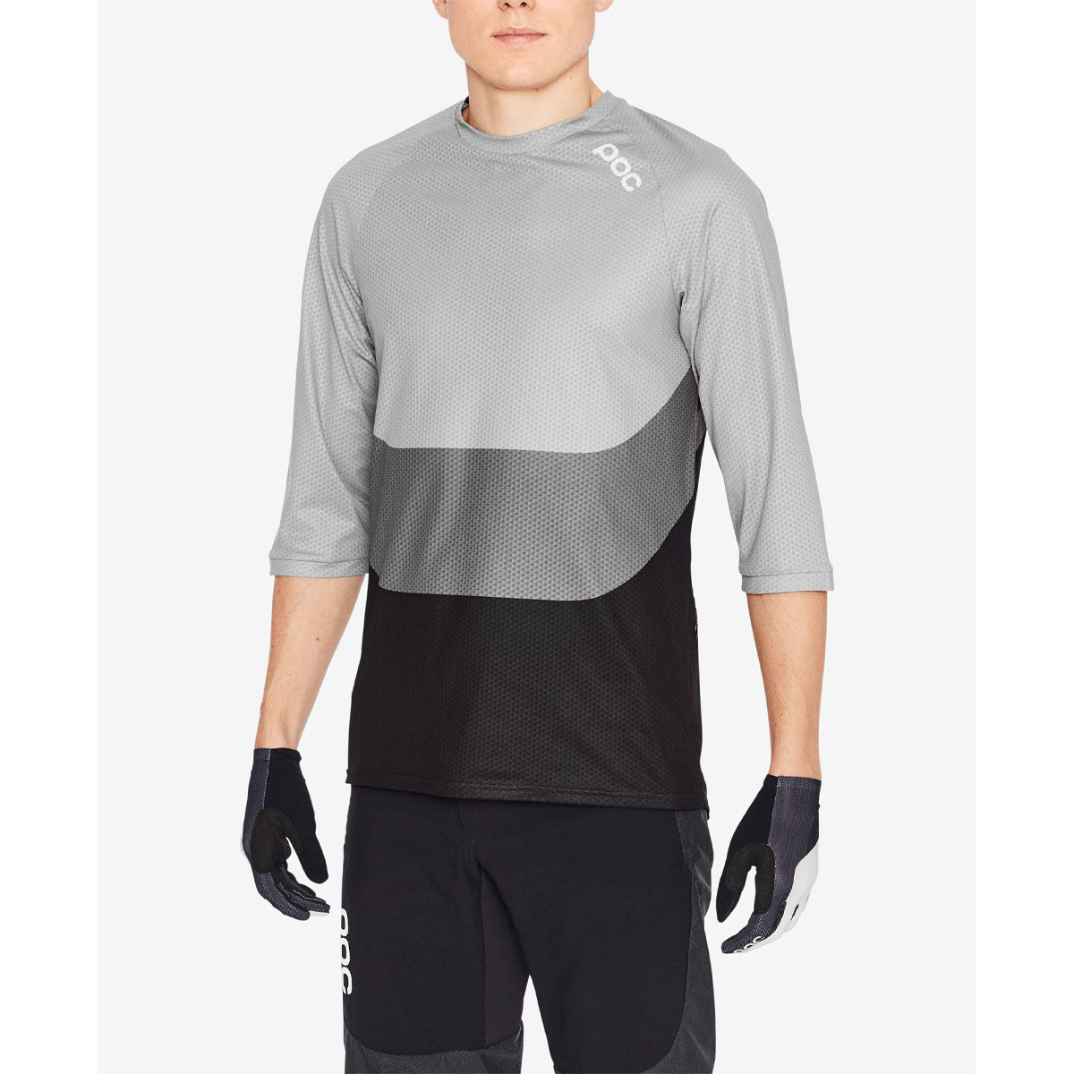 POC Essential Enduro 3/4 Light Jersey Multi Grey