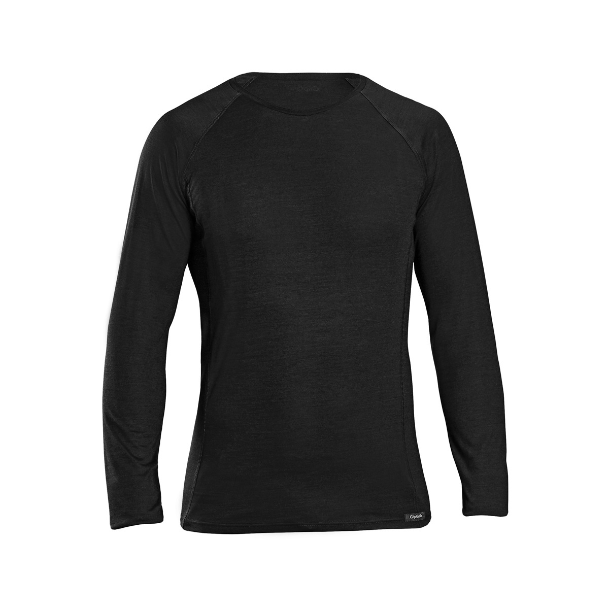 GripGrab Merino Polyfibre 50/50 Short Sleeve Base Layer Black