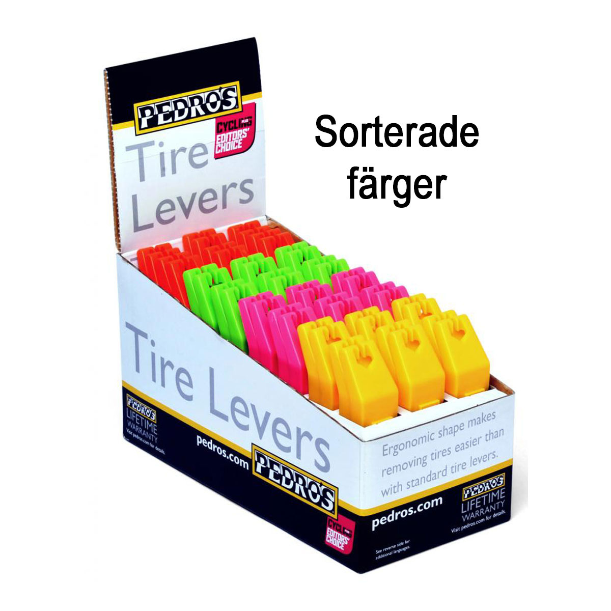Pedros Däckjärn 2-pack sorterade färger
