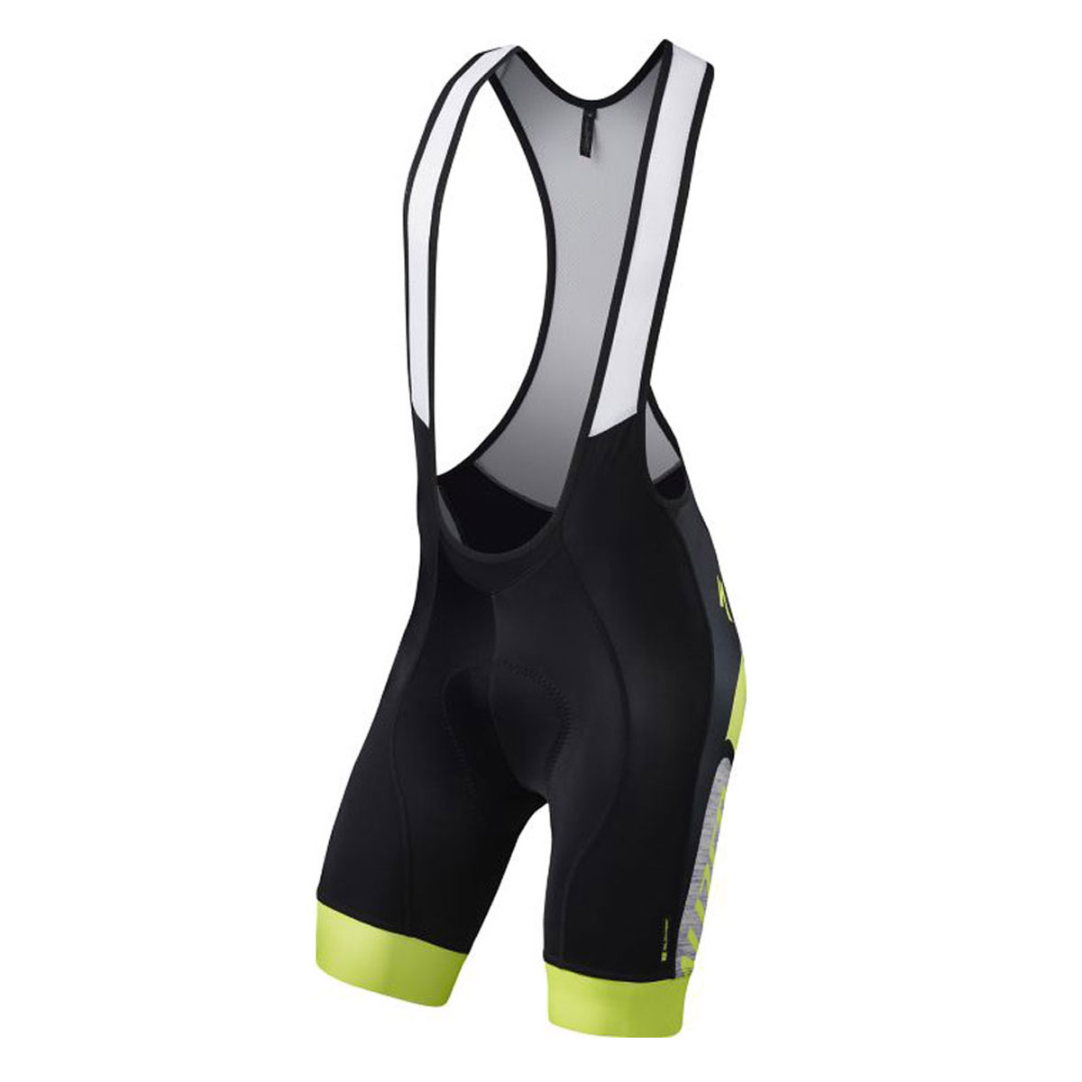 SL Expert Bib Short Grey/Neon