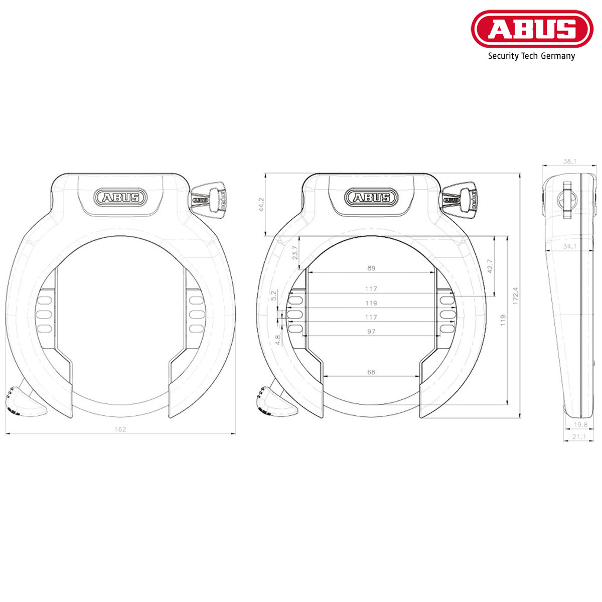 ABUS Ringlås 4750XL PRO AMPARO