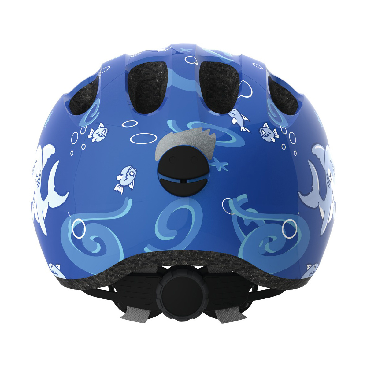 ABUS Hjälm Smiley 2.0 Blue - GRÖNT SPÄNNE