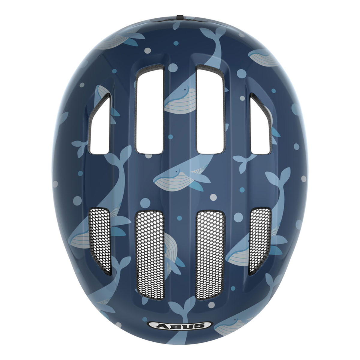 ABUS Hjälm Smiley 3.0 Blue Whale - GRÖNT SPÄNNE