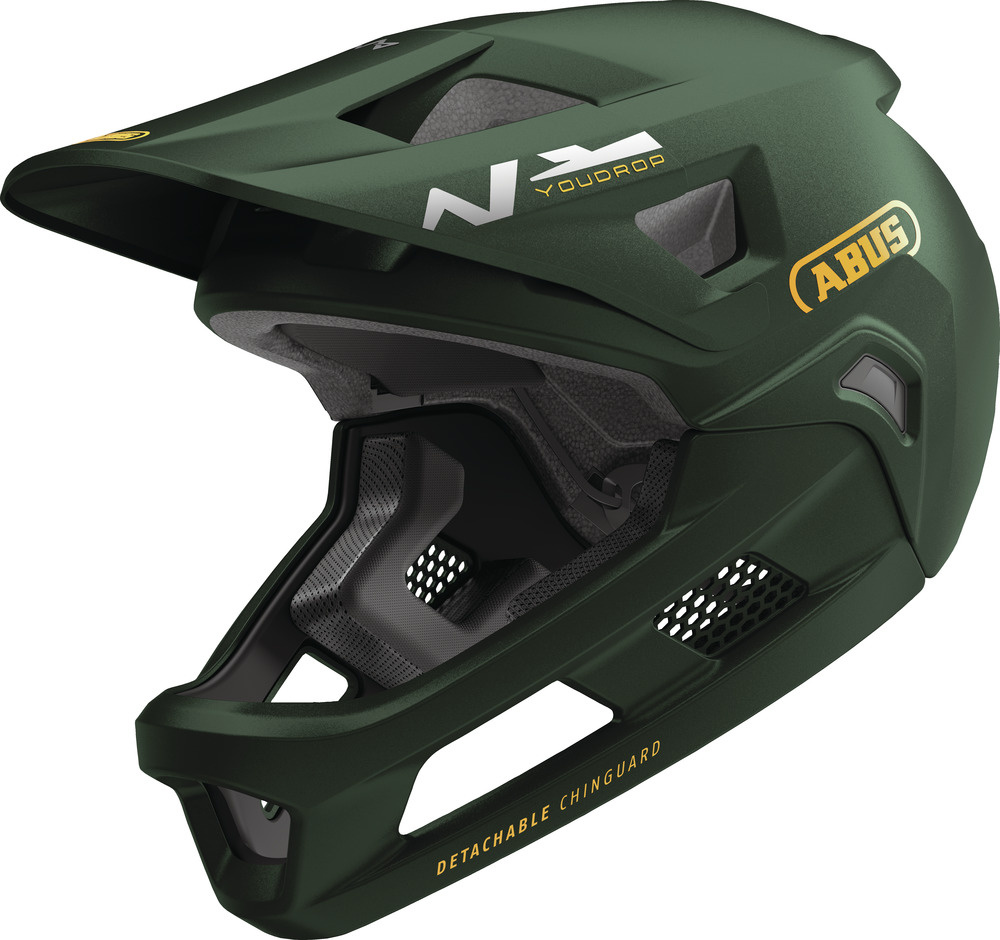 ABUS Hjälm YouDrop FF, Moss Green - Small