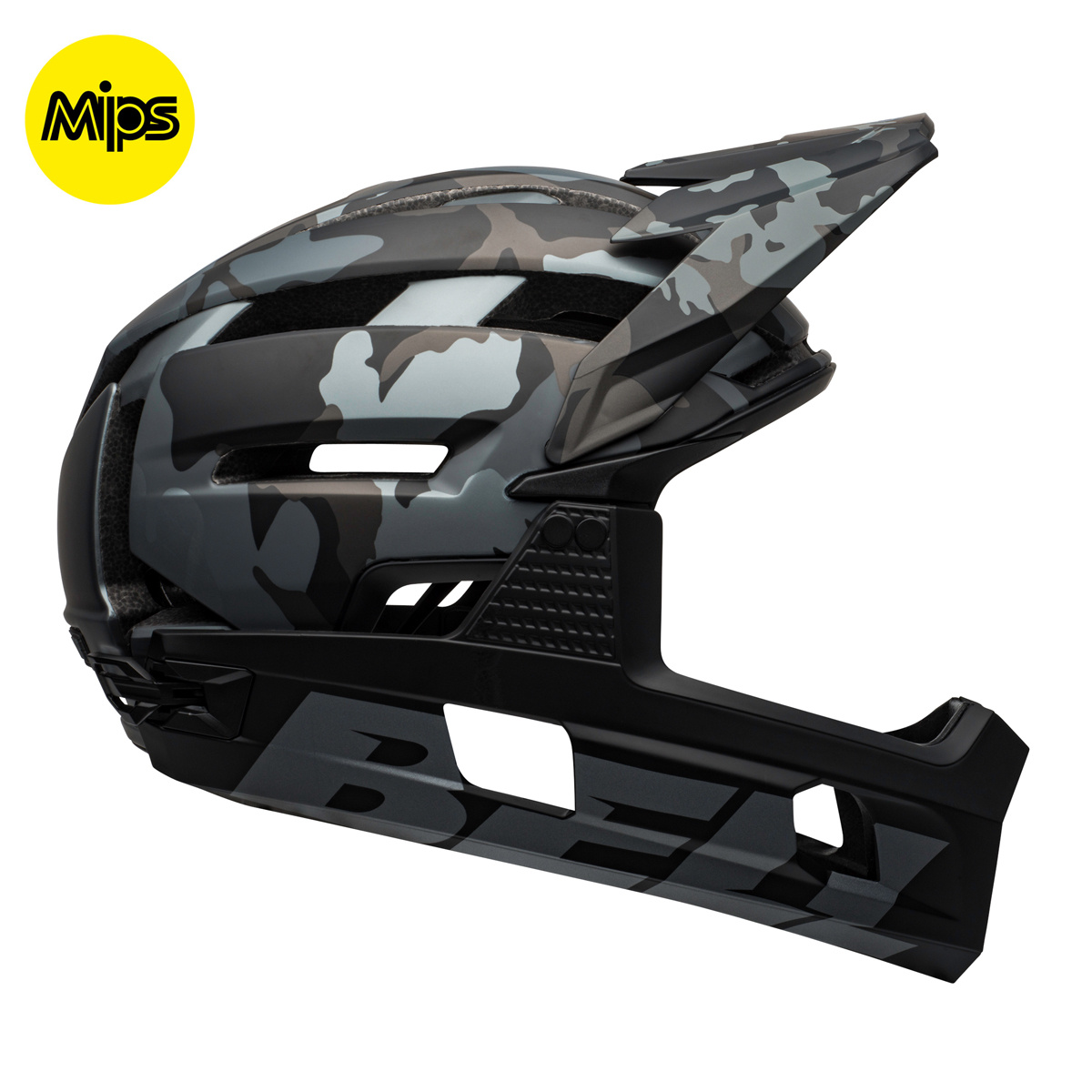 Super Air R Mips Matte/Gloss Black Camo