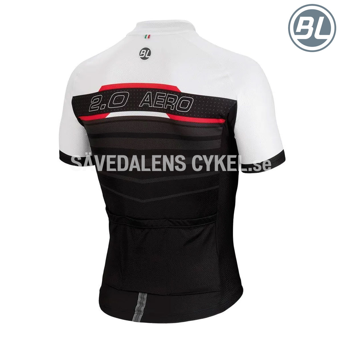 Aero 2.0 Short-sleeved Jersey Black/White
