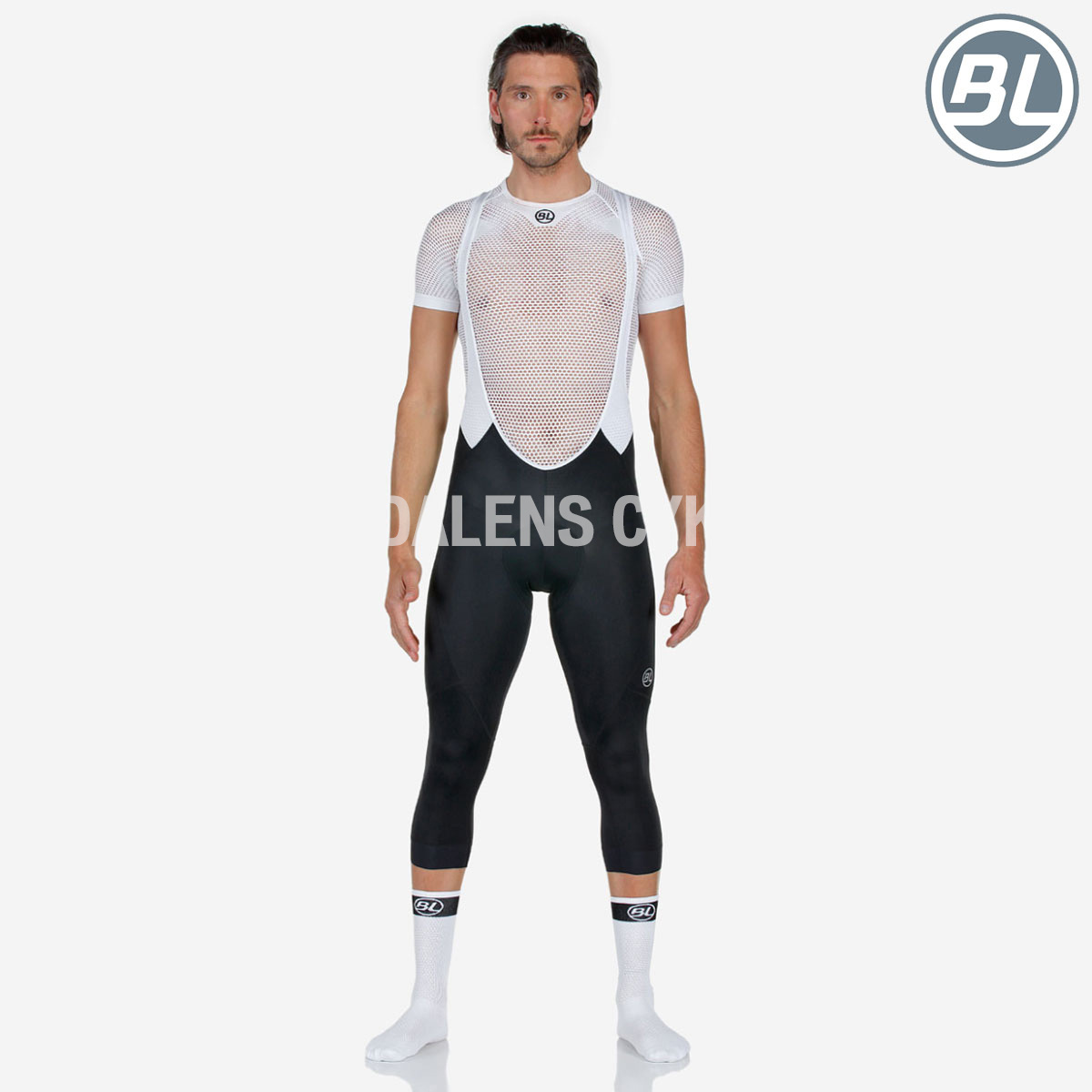 Liegi 3/4 Bibshort Black