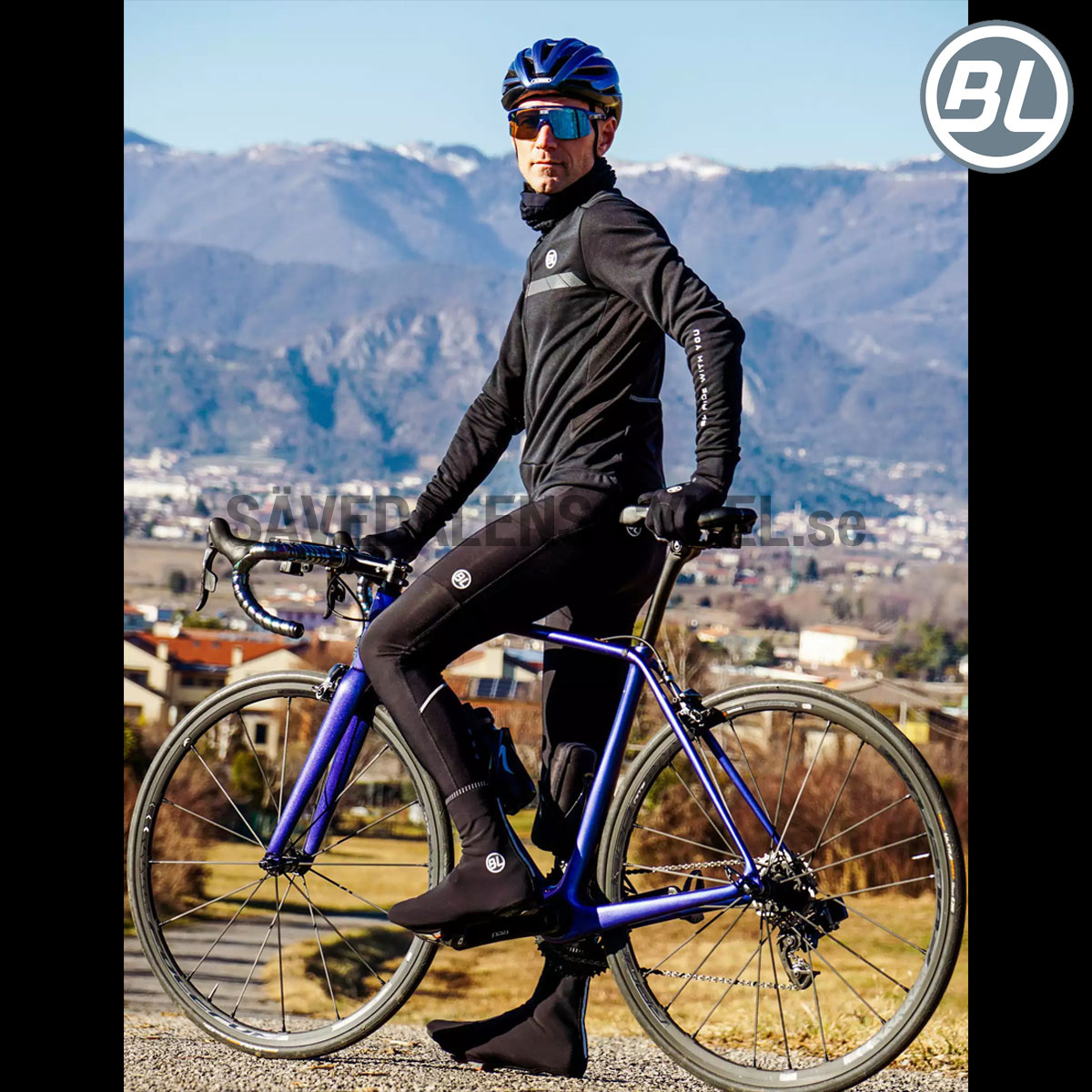 Cycling neck warmer SERRA Yellow fluo OZ