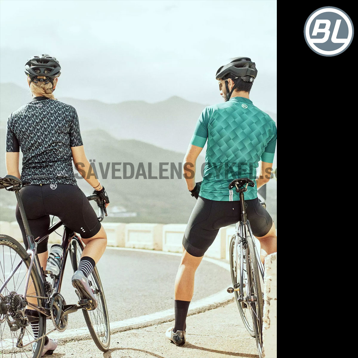 Men's cycling socks 13cm AENERGIA Black