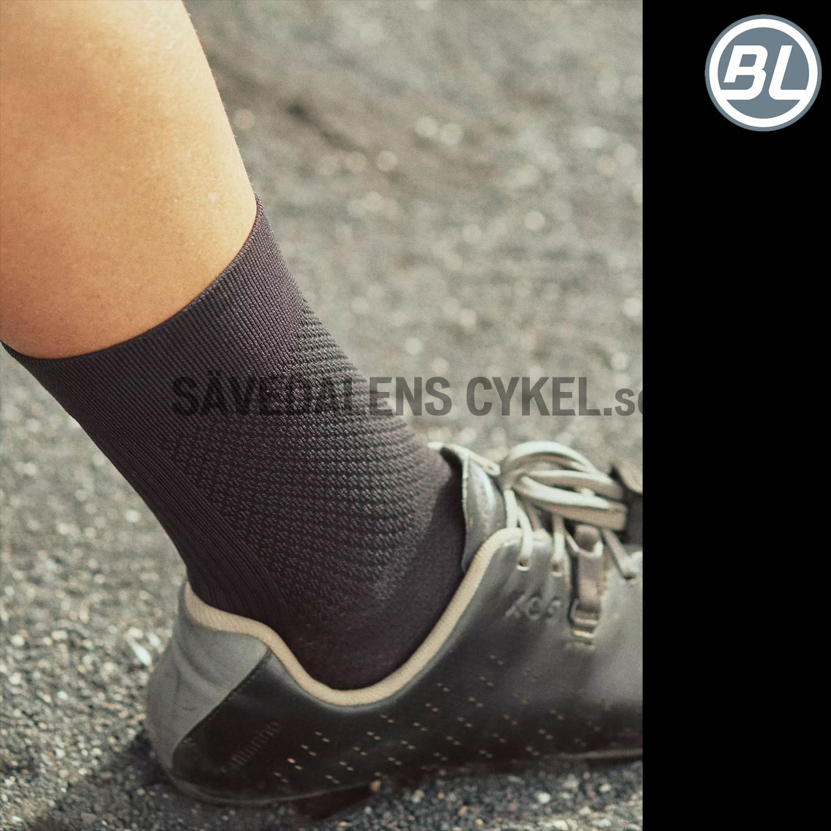 Men's cycling socks 13cm AENERGIA Black