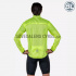 Men's windproof cycling jacket STELVIO Yellow fluo Men's windproof cycling jacket STELVIO Yellow fluo