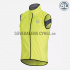 Men's windproof cycling vest STELVIO Yellow fluo Men's windproof cycling vest STELVIO Yellow fluo
