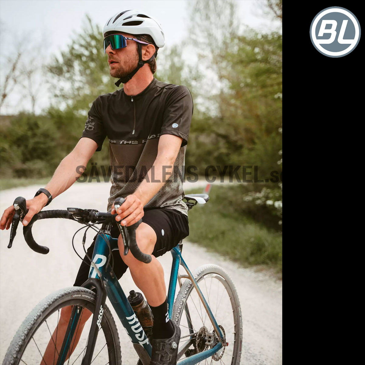 Men's bike baggy shorts OSTIGLIA Black