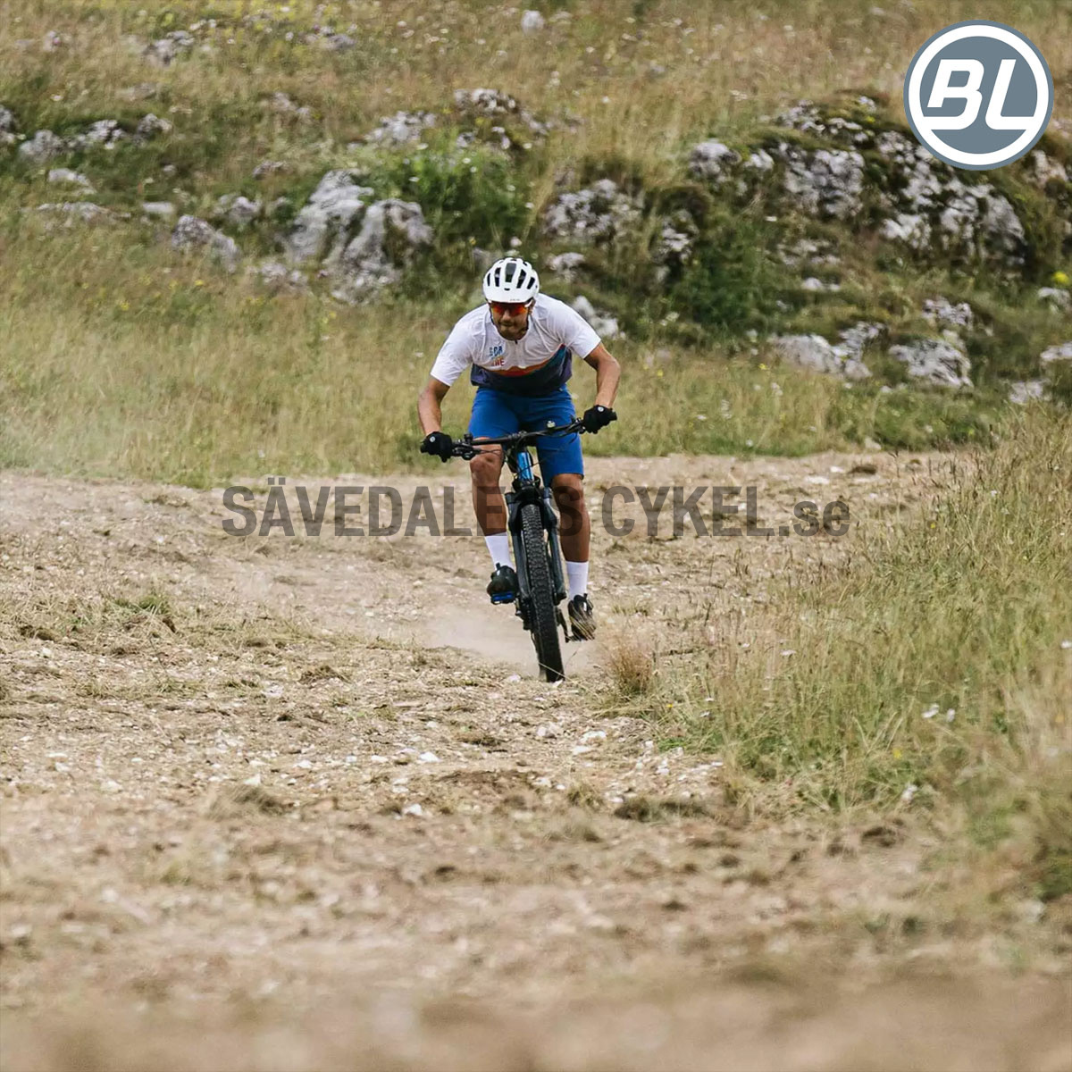 Men's cycling socks 18cm MIGLIA White S3