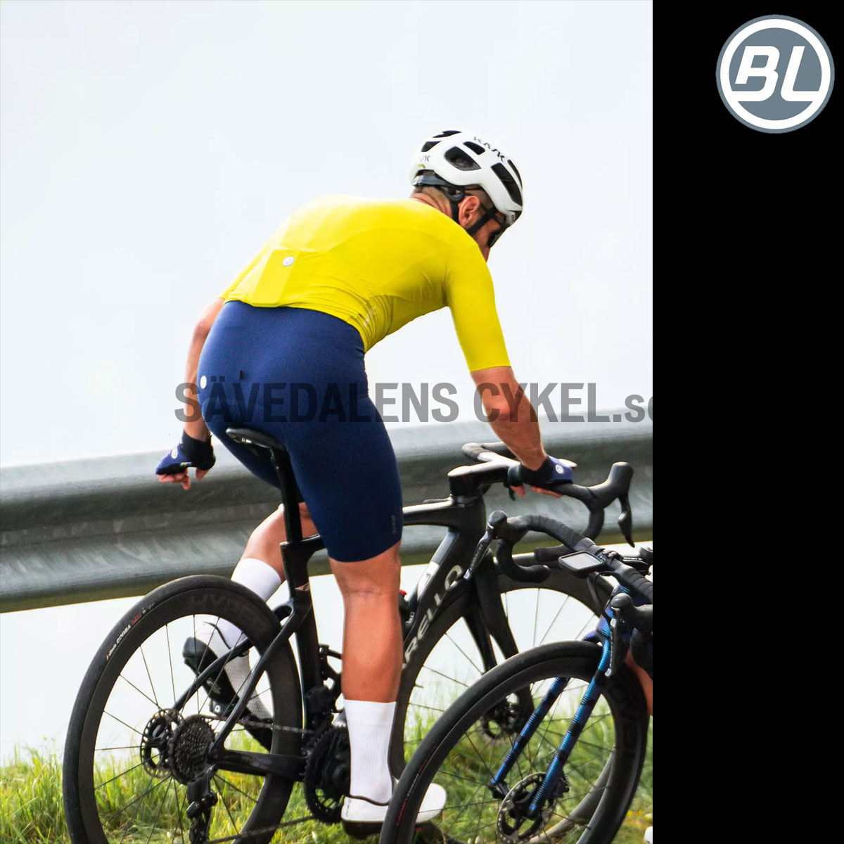 Men's cycling bib shorts ZONCOLAN Navy blue S4