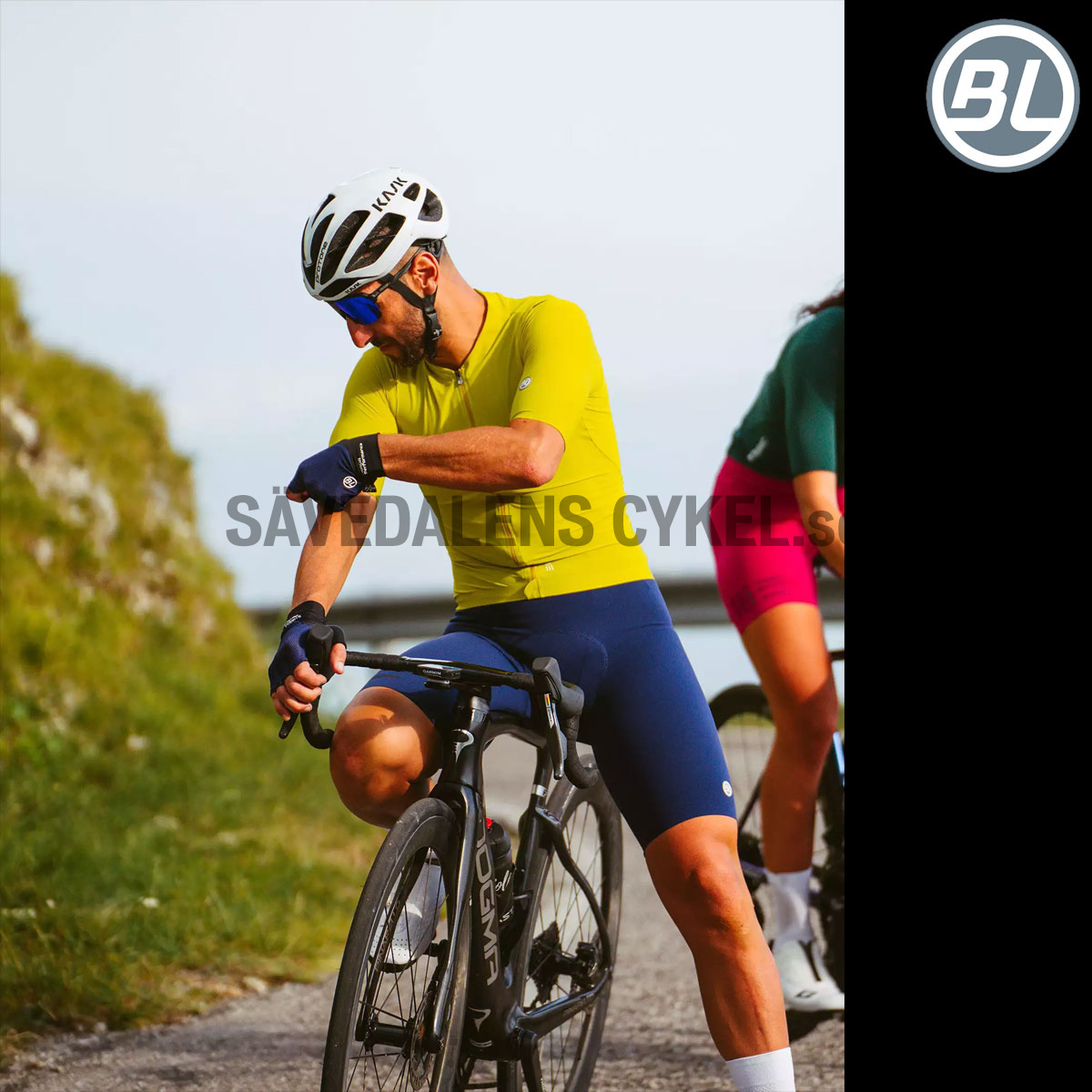 Men's cycling bib shorts ZONCOLAN Navy blue S4