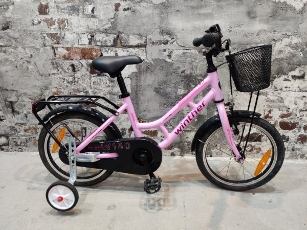 Barncykel Winter 16tum Rosa Begagnad