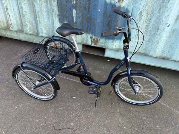 Trehjuling Skeppshult S3 20tum Blå Begagnad - Nyskick 